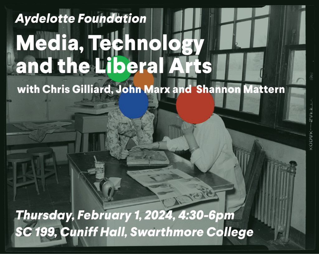 Media, Technology and the liberal arts poster