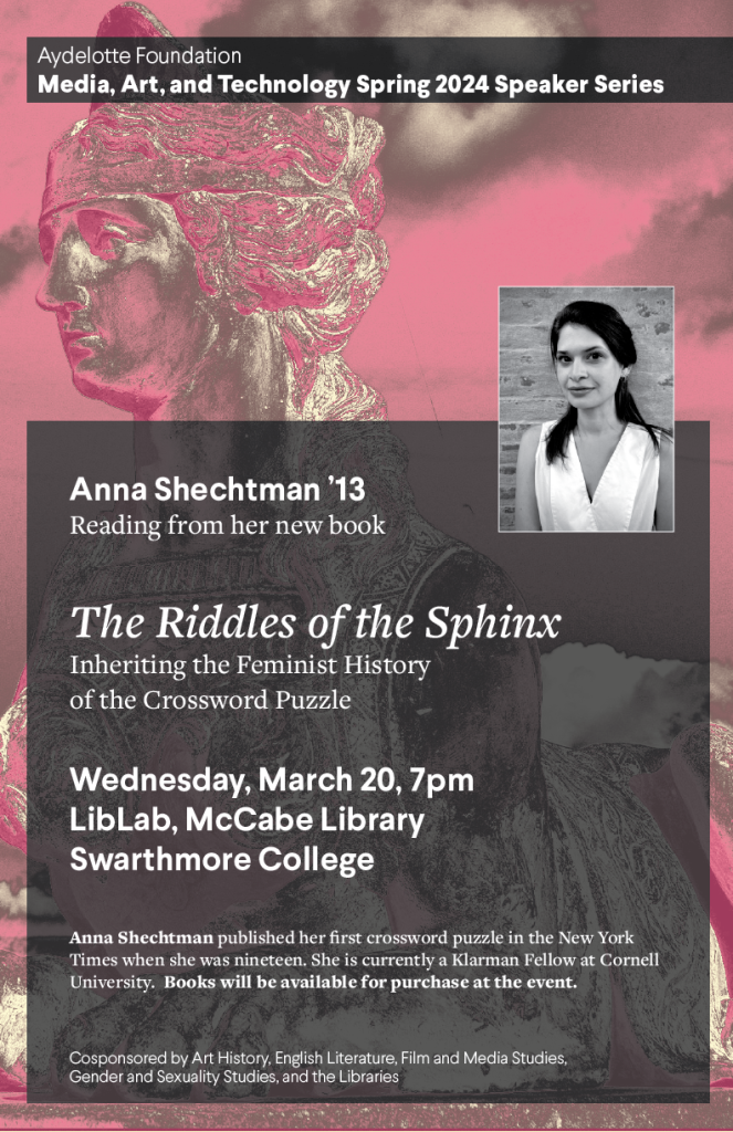 Anna Shechtman Poster - details in text