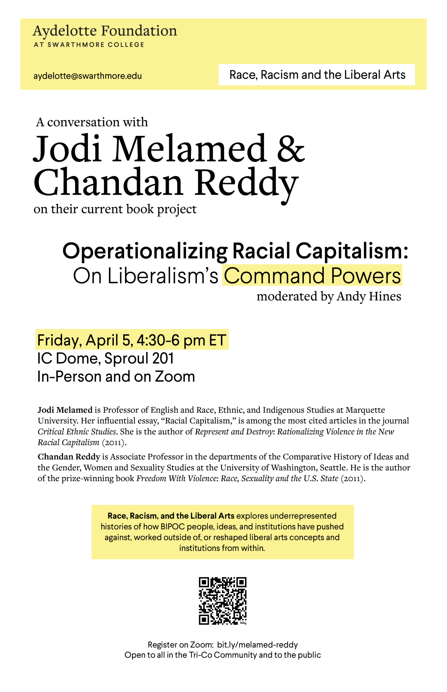 Jodi Melamed & Chandan Reddy, Operationalizing Racial Capitalism: On ...
