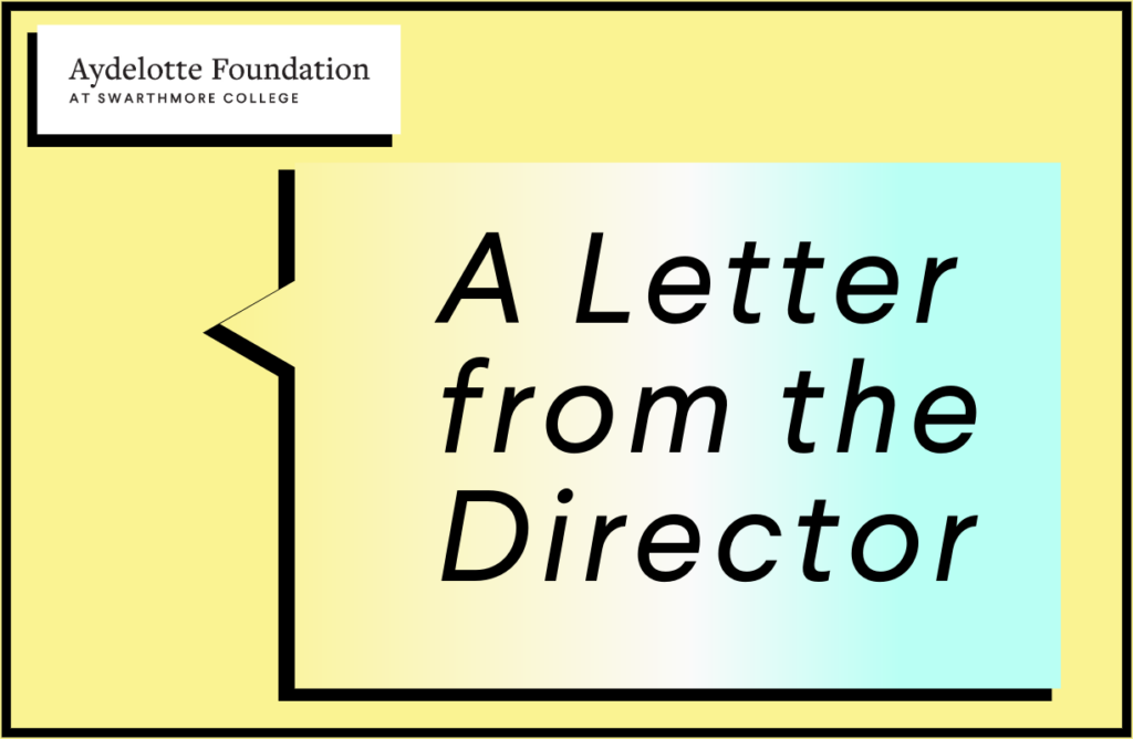 A Letter from the Director